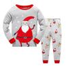 Baby Kids Boys Girls 2PCS Pajamas Suit Santa Claus Shirt and Pants Christmas Clothes for 1-6 Years