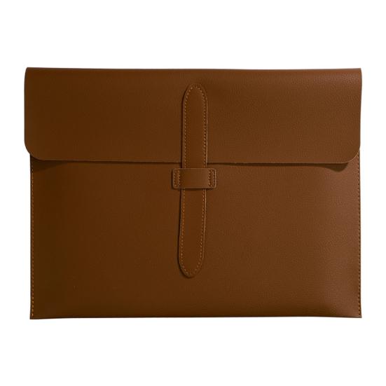 Кожаная сумка для документов, большая вместимость, легкая, водонепроницаемая, органайзер для документов, портативный держатель для файлов для деловых людей и студентов, с надежным закрытием