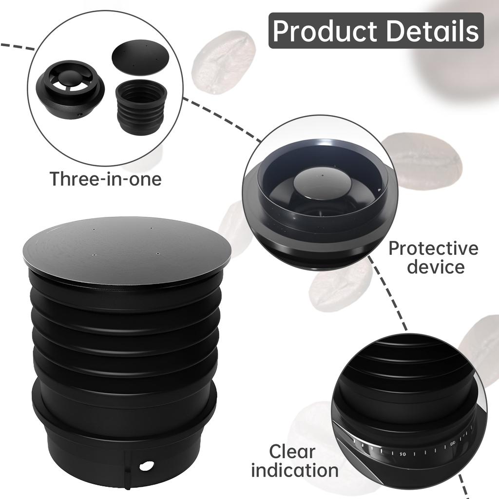 Baratza Encore Многоразовый бункер для одной порции Черная кофемолка Инструмент для чистки Аксессуар Сокращение отходов Сохранение свежести