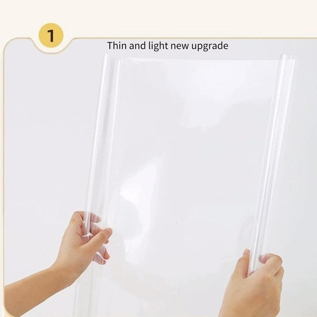 Статическая съемная контактная бумага прозрачная электростатическая защитная настенная пленка рулон ПЭТ липкая наклейка для кухни и офиса