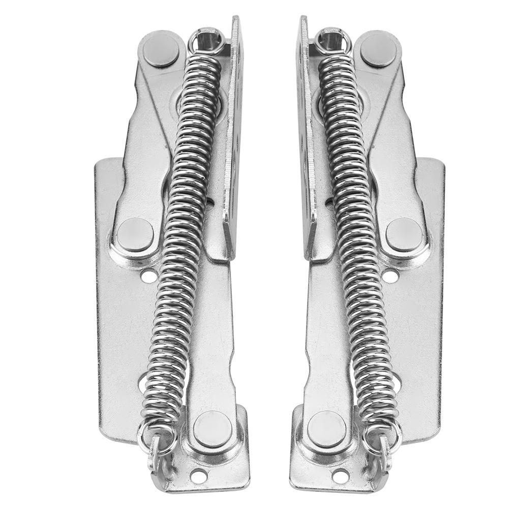 2pcs Set Steel,   Lift up lift support scissor Closet Wardrobe Door hinges for trap Spring Hinge Cabinet Cupboard