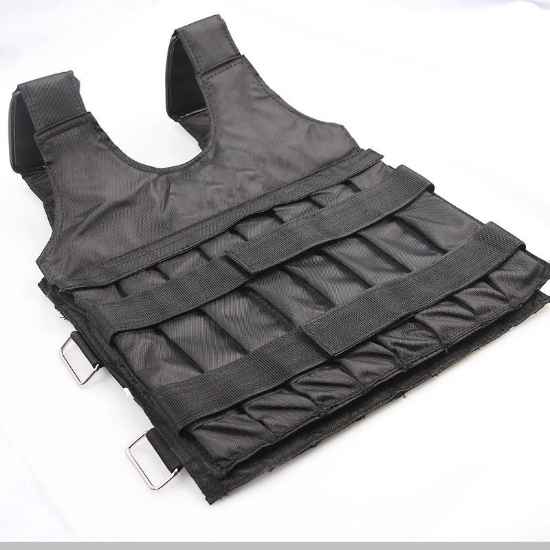 Adjustable Weighted Vest 1-20kg, Invisible Oxford Cloth with Steel Plates for Fitness Training