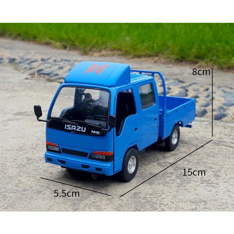 1/32 ISUZU NHR Alloy Car Model Diecasts Metal Dump Truck Vehicles Model Sound and Light Simulation Collection Childrens Toy Gift