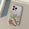 Чехол для телефона с зеркальной поверхностью и изображением розы для iPhone 17 Pro Max Чехол 16 15 14 13 12 11 Pro XR XS X 7 8 Plus 16E 17 Air Cover Fundas