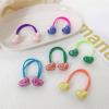 Милая повязка на голову в японском и корейском стиле, эластичное кольцо для волос в виде конского хвоста для девочек