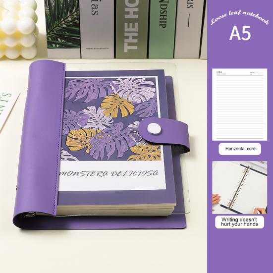 Блокнот формата A5 B5, 120 страниц, обложка из искусственной кожи, разлинованный, с отрывными листами, металлический