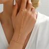 Hand Chain Bracelet Ring Bracelet Hand Chain Gold Bracelets For Women Finger Chain Bracelet With Set For Women