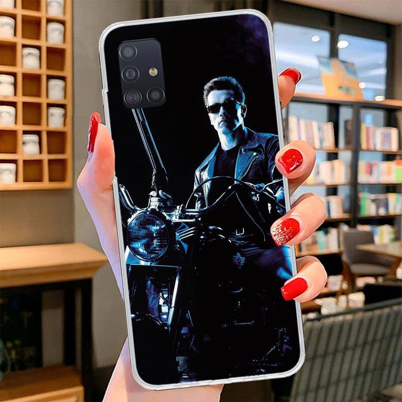 Arnold Schwarzenegger Terminator Cover Phone Case For Samsung Galaxy A12 A22 A32 A52 A72 A02S Phone Case Note 20 Ultra 10 S10 Pl
