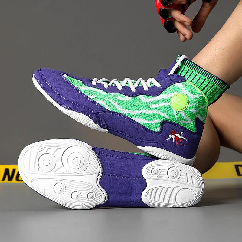 Борцовские ботинки мужские оригинальные боксерские туфли оригинальные фитнес-кроссовки высшего качества для активного отдыха классические кроссовки боевые повседневные борцовские туфли