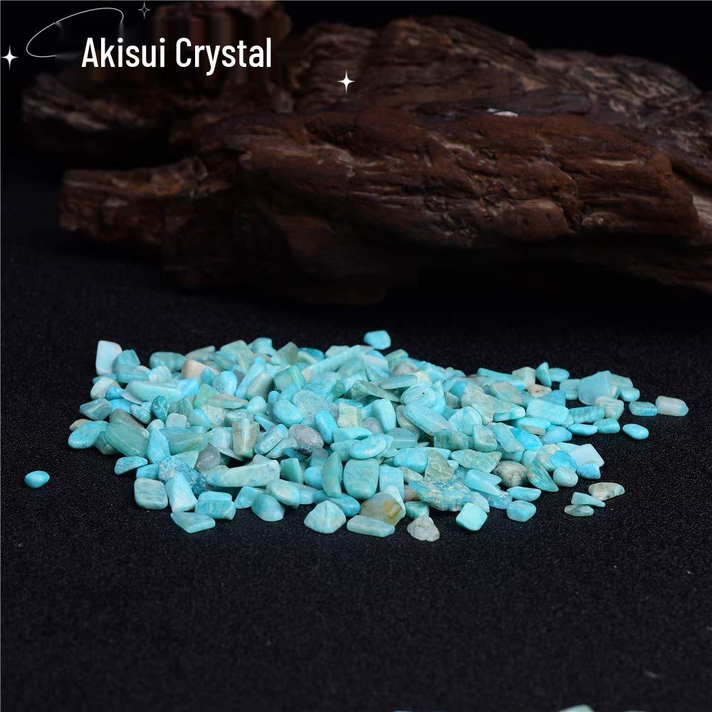Премиальный Натуральный Ледяной Кристалл Амазонита Дробленый Камень для Аквариума, Декора Цветочного Горшка, Ландшафтного Дизайна и Подношений Будде