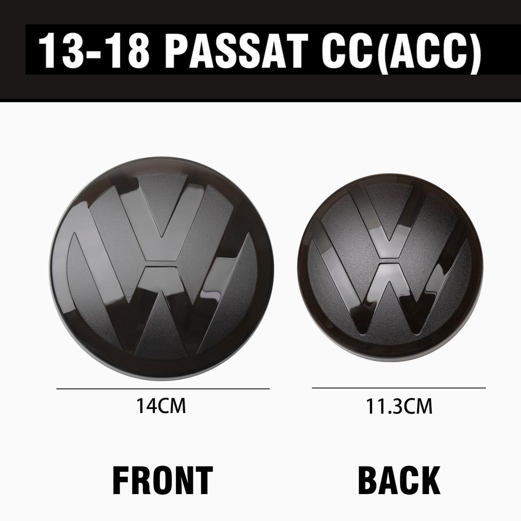 1Set Car Front Grill Badge Trunk Lid Cover Emblem Sticker Decoration For Volkswagen VW PASSAT CC 2008-2012 2021-2023 Accessories