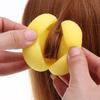 6 Pcs Pink Color Balls Soft Sponge Hair Curler Rollers Hair Accessory Hair Pins