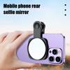 Smartphone Camera Mirror Reflection Clip Kit Portable Mobile Phone Camera Mirror Clip With Storage Bag Dustproof Cloth For Outdoor Travel Phone Photog