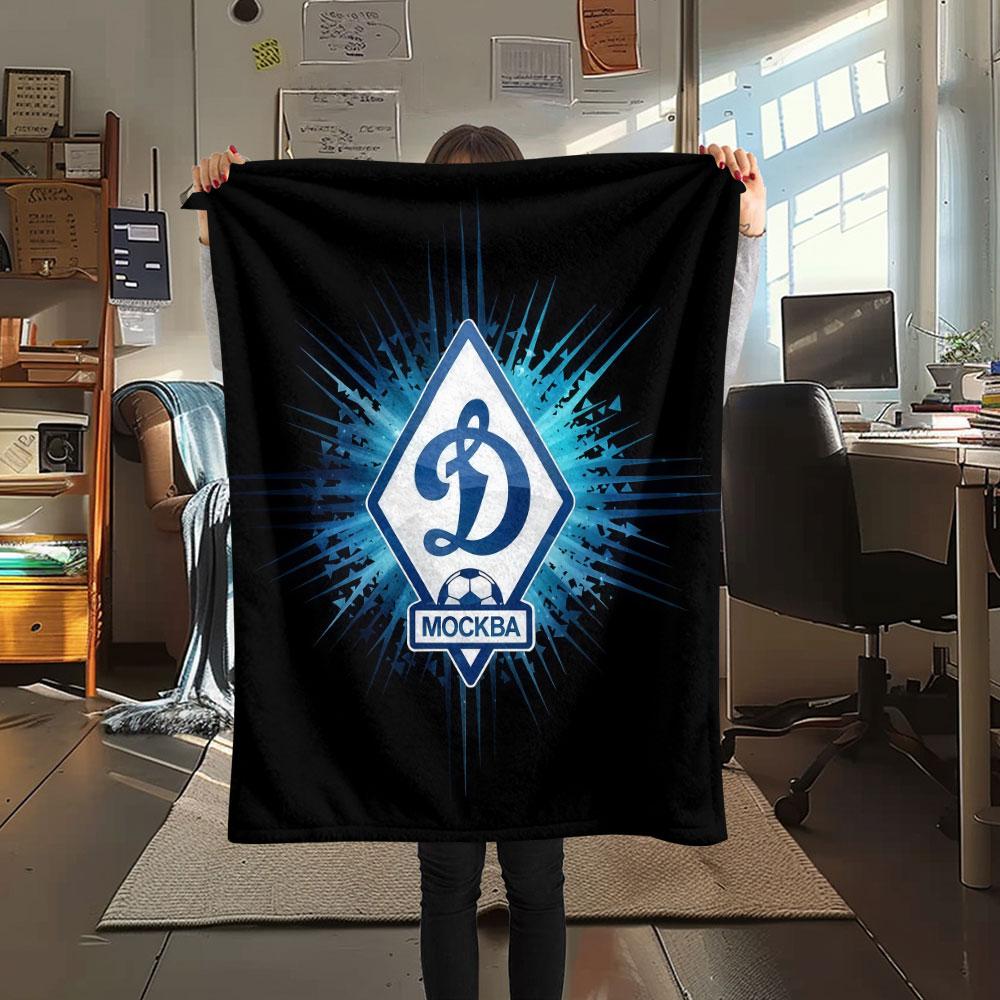 1PC Dynamo Moscow Dream Blanket, High quality Comfortable for All Seasons, Home Decor, Warmth and Comfort