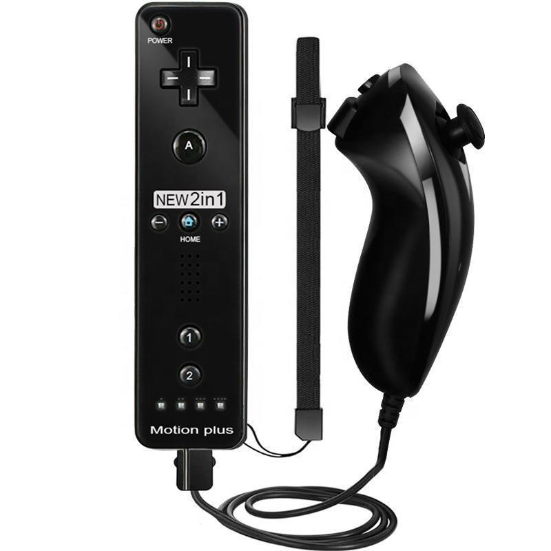 Набор игровых контроллеров Wii: Левая и правая рукоятки 2-в-1 со встроенным акселератором