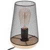 Lampe "Zely" Gris H23cm - Atmosphera Createur D'interieur