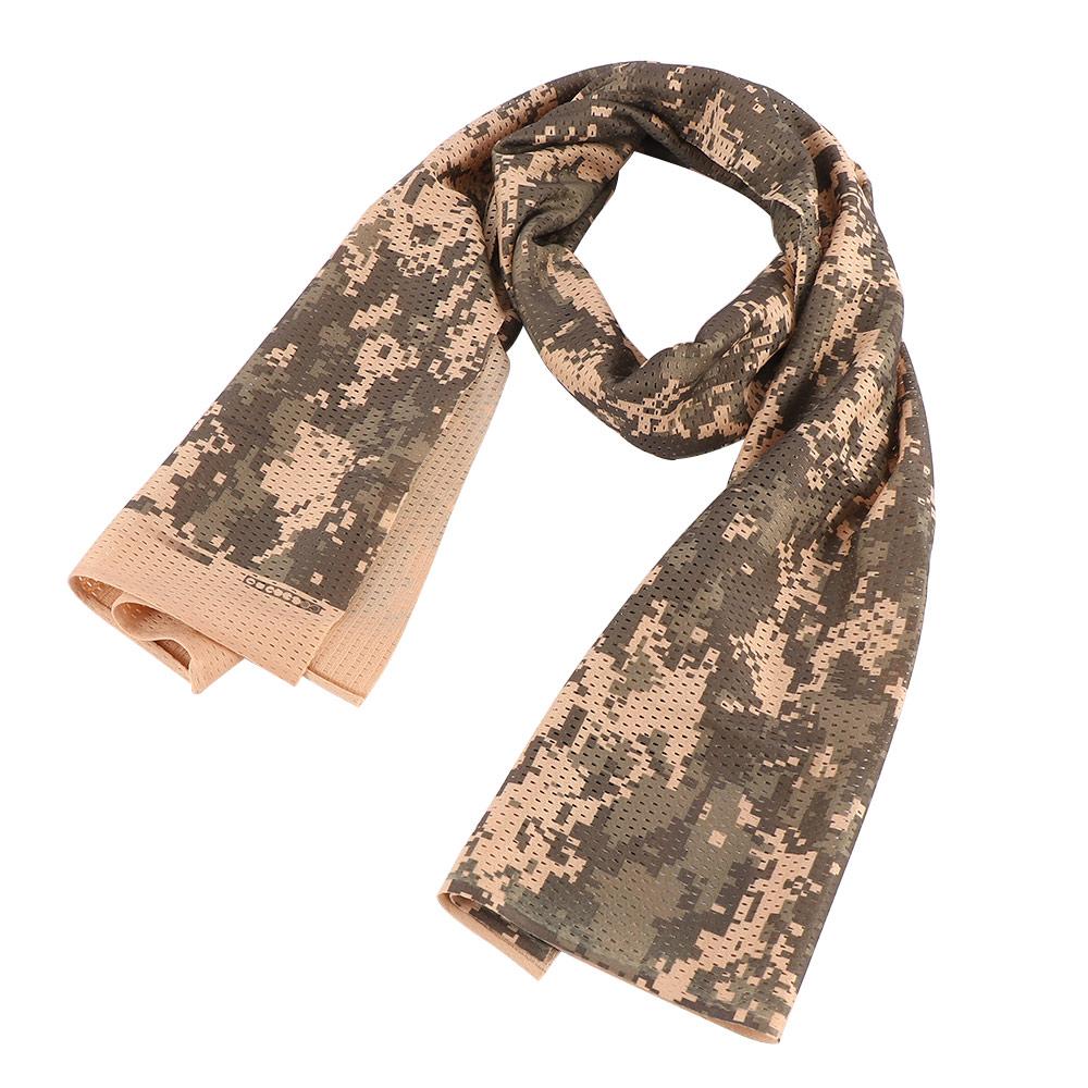 Jungle Army Muffler Shawl Breathable Camouflage Scarf Wraps Scarves Veil Mesh Print Scarf