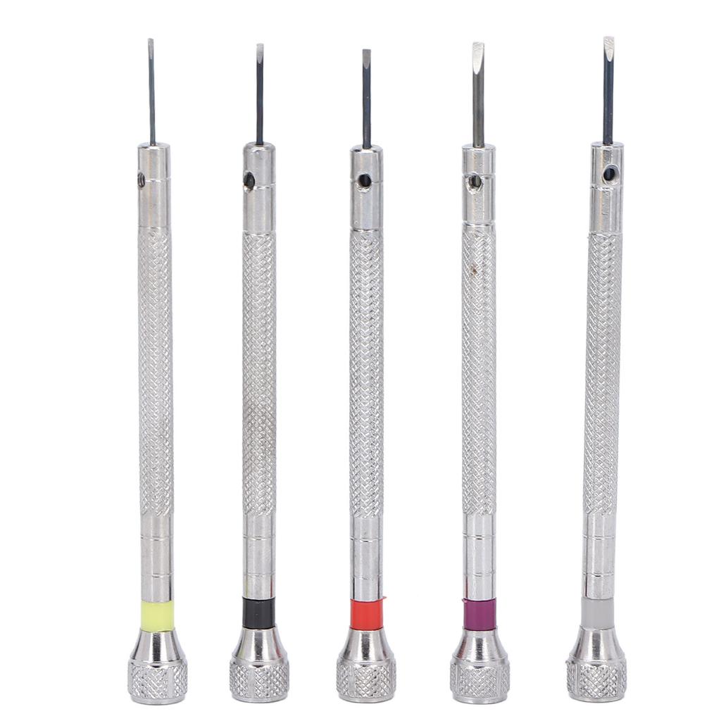 Набор отверток для часов, 5 шт., стальные, разные размеры, профессиональный набор инструментов для ремонта часов Manul