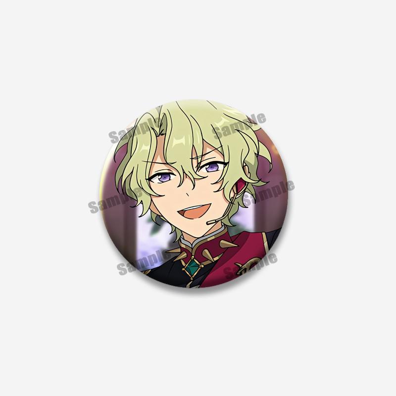 Game Peripheral Ensemble Stars Coin Brooch Cute Hakaze Kaoru Yuzuru Lapel Pins Creative Cartoon Badge Accessories Jewelry Gifts