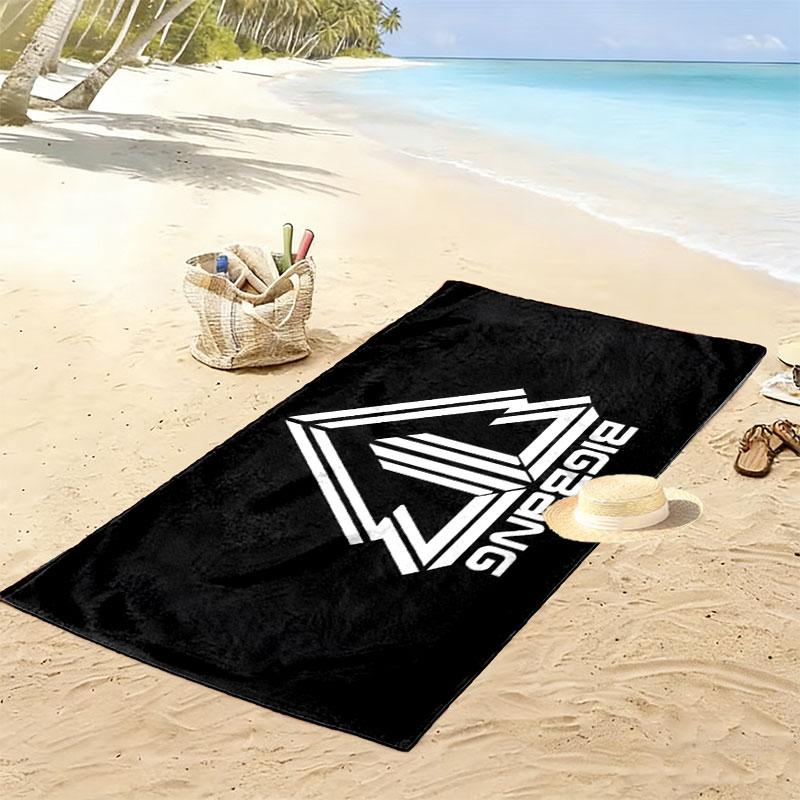 Bigbang Print Beach Towel, Large Soft Quick Dry Towel for Beach Camping Swimming
