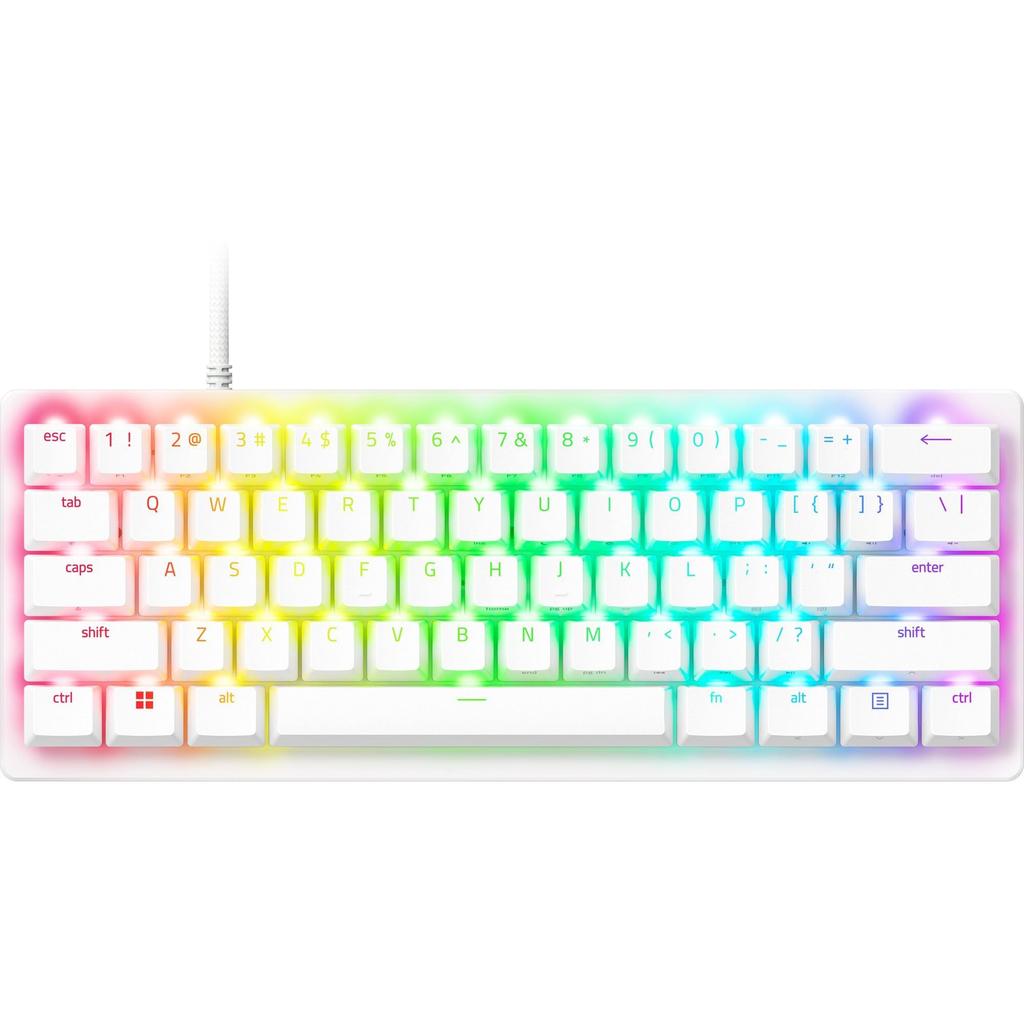 Razer Huntsman V3 Pro Mini JP Analog Gaming Keyboard with Rapid Trigger and Adjustable Analog Optical Adjustable 40G Actuation Japanese Japanese