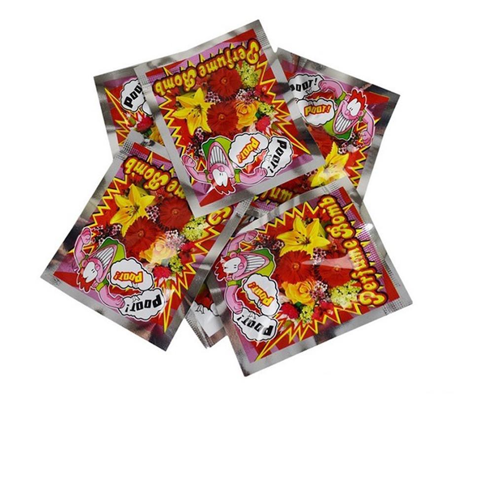 Joke Toy Tricky Toy Fool Toy Novelty 10Pcs/set Stink Bomb Fart Bomb Bags Aroma Bombs Smelly Bomb