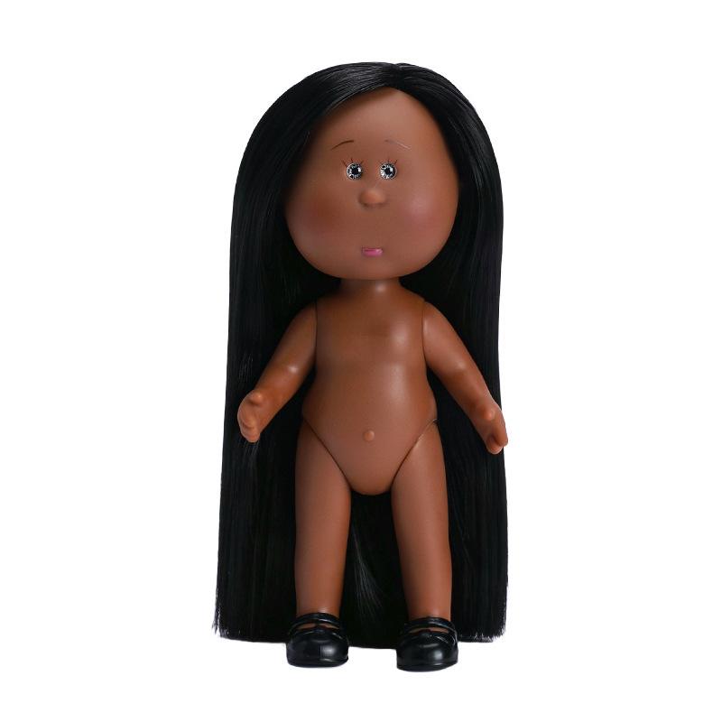 14 см / 5,5 дюйма «Картофельная кукла» Миа, Голая кукла – Мини BJD, Чистый холст для ручной росписи, Коллекционная художественная кукла