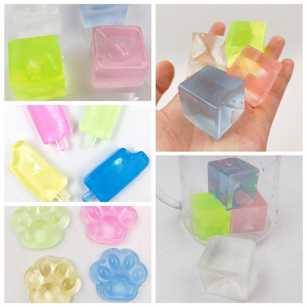 Cat Paw Ice Block Squeeze Toy Ice Cube Cube Release Toys Cat Paw Slow Rebound Toy Party Favors