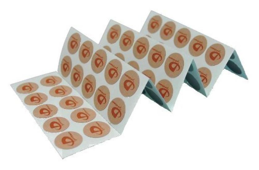 Набор пластырей Phiten Power Tape 70 Mark x 12 шт.