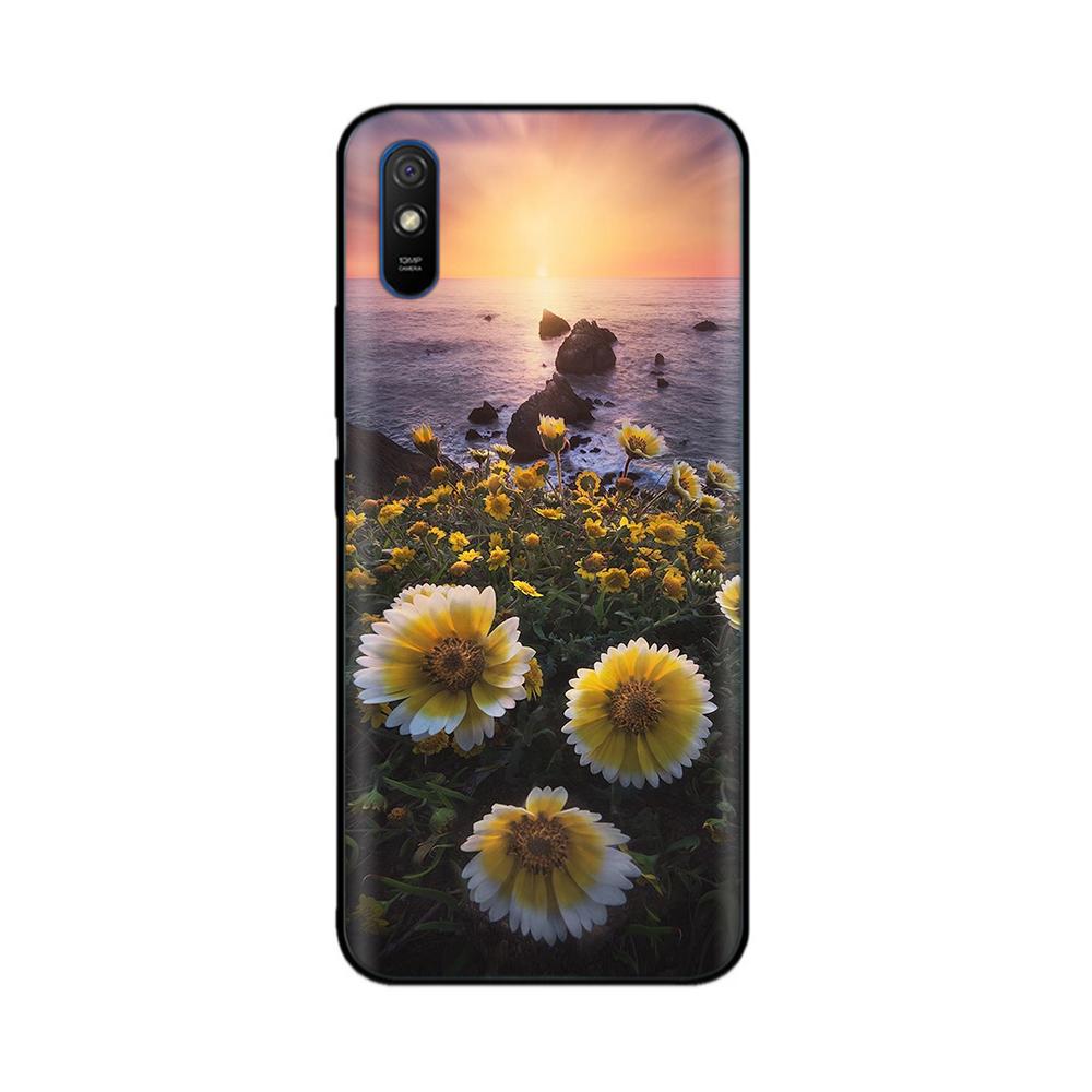 Phone Case For Redmi 9A Case Fashion Butterfly Soft TPU Back Cover For Xiaomi Redmi 9A Case Silicone Cover For Redmi 9A 9AT Bags