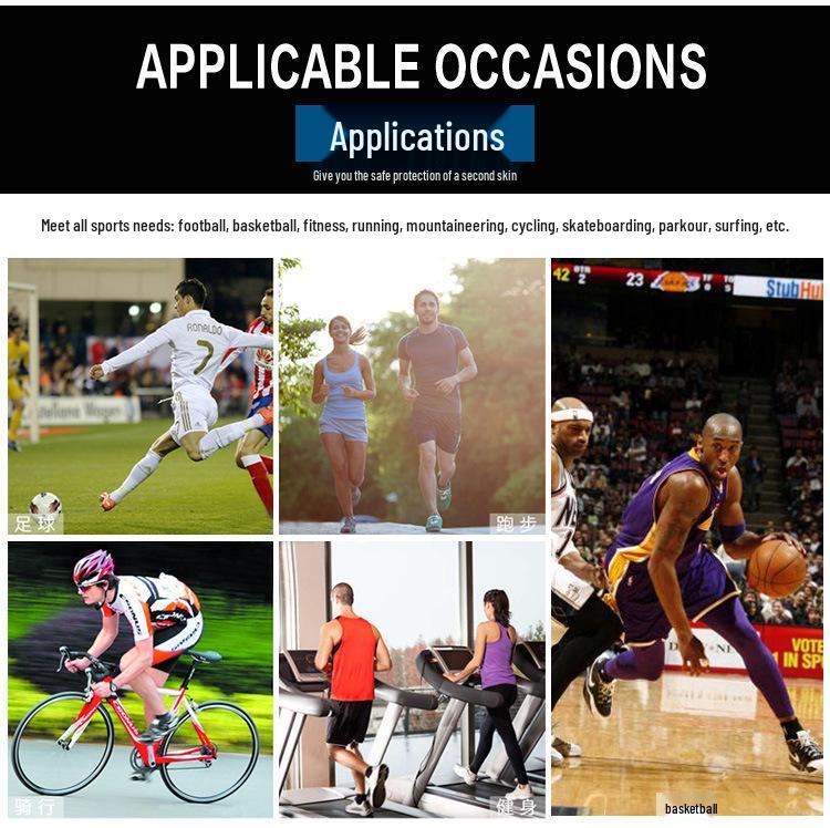 Men's Summer Tight Fitness Running and Swimming Capri Trunks