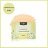 Portable Summer Fresh Facial Oil Blotting Papers with Plant Fragrance - 100 Sheets