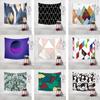 Decorative Painting, Geometric Abstract Tapestry, Living Room, Bedroom, Wall Cloth, Room Background Cloth, Wall Carpet, Hanging Cloth
