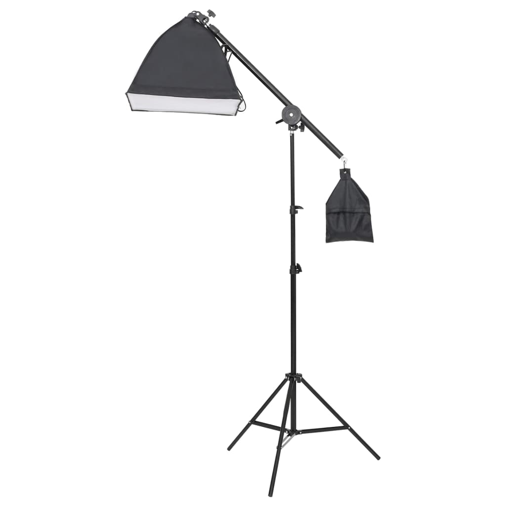 Vidaxl Fotograficzny Zestaw Studyjny Z Lampami I Tłami