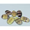 255Cts. Natural Rainbow Fluorite Oval Cabochon Loose Gemstone 09 Pcs Lot C-914