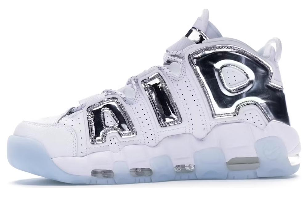 Nike Air More Uptempo Chrome White Женские 917593-100