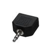 Interconnects Black Video Accessories Converter Y Splitter Audio Adapter 3.5mm To 2 RCA Female Male