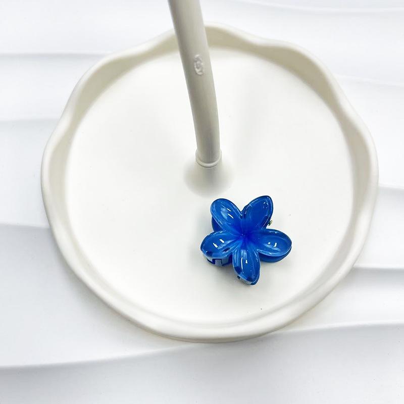 Европейский и американский Франжипани 4 см Модный зажим-краб для волос для пляжного отдыха