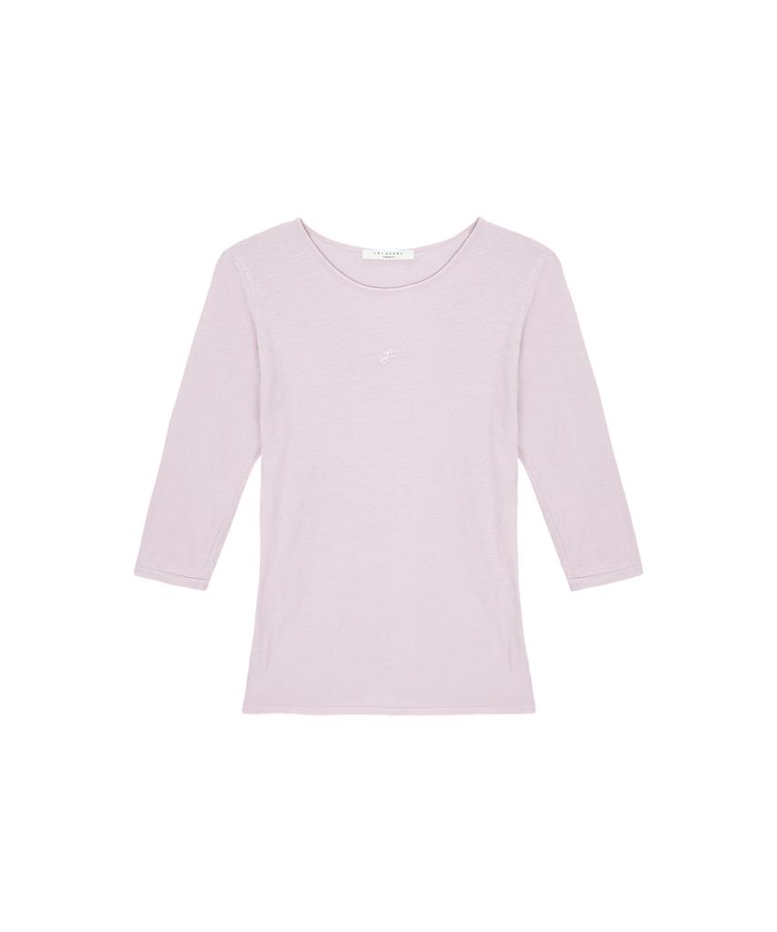 LEI AVERY Basic Cotton Sleeveless Slim Fit T-Shirt (Pink)