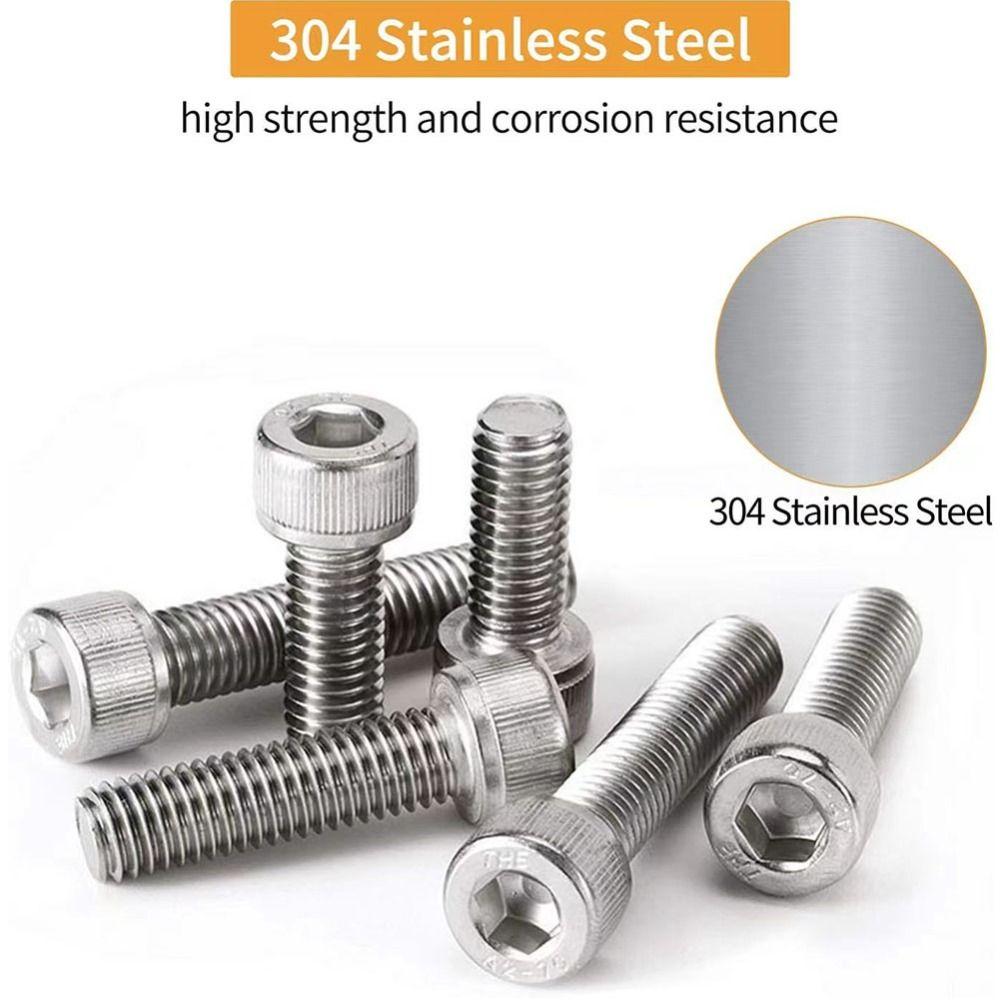 840 шт. из нержавеющей стали 304 с шестигранной кнопкой и винтами с головкой под торцевой ключ, коммуникационные продукты