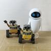 Горячая Стена E Ева Фигурка Робот Фильм Сталь Металл Модель Робот Кавайи Wall-E Фигурка Детские Игрушки Для Мальчиков Дети Ева ПВХ Игрушки
