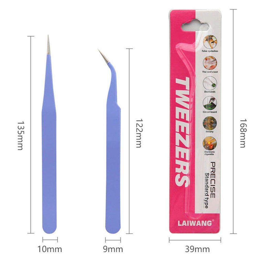 Креативные наклейки для ногтей, накладные ресницы, изогнутые пинцеты своими руками, кусачки из нержавеющей стали, прямые