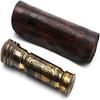 Handmade Brass Kaleidoscope with Leather Case Nautical for Friends Family