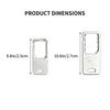 SIM Card Tray for iPhone 12, Dual-SIM/single-SIM Slot, Replacement SIM Card Reader Slot, Made of Aluminum Alloy
