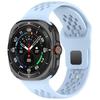 Мягкий силиконовый ремешок для Samsung Galaxy Watch Ultra 2025, модный спортивный дышащий браслет для Samsung Watch 7 Ultra 47 мм Correa
