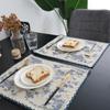 Cotton Fabric Coaster Portable Table Cover Fabric Art Placemat  Coffee Shop