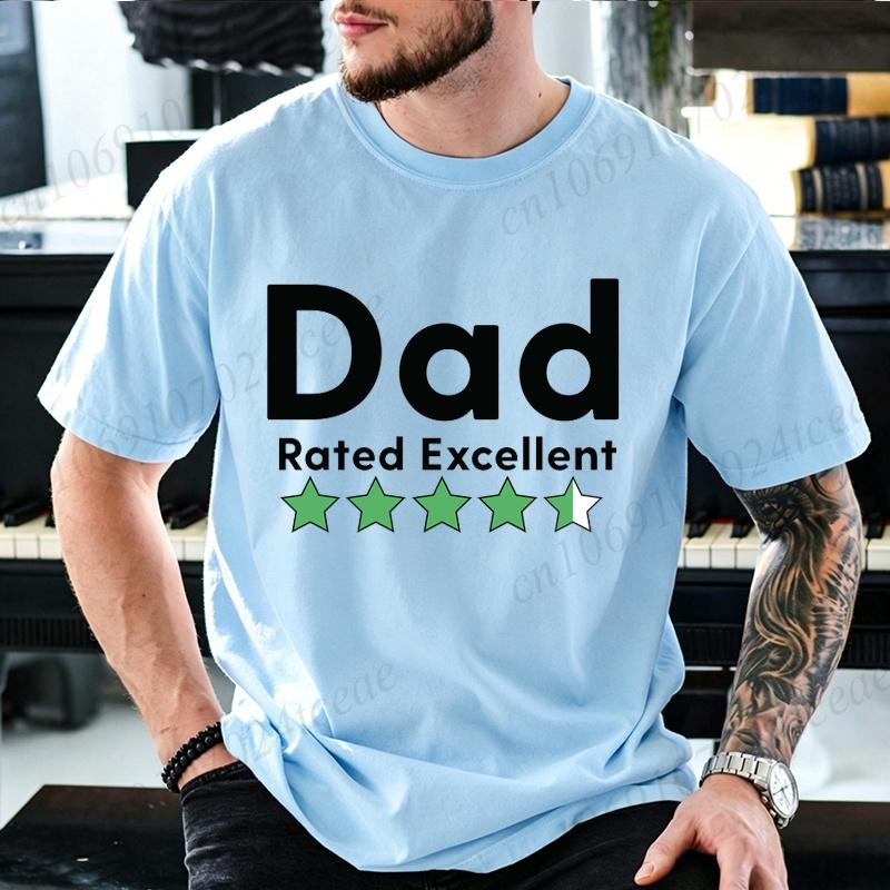 Dad Review Graphic Tshirt Unisex Short Sleeve Tee Dad Review Print Papa Tshirts Vintage Clothing Casual Tee Tops Birthday Gift