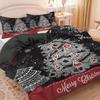 3-piece Christmas Tree Printed Coreless Bedding Set, Soft and Comfortable, Suitable for Various Sizes of Dormitory Bedrooms
