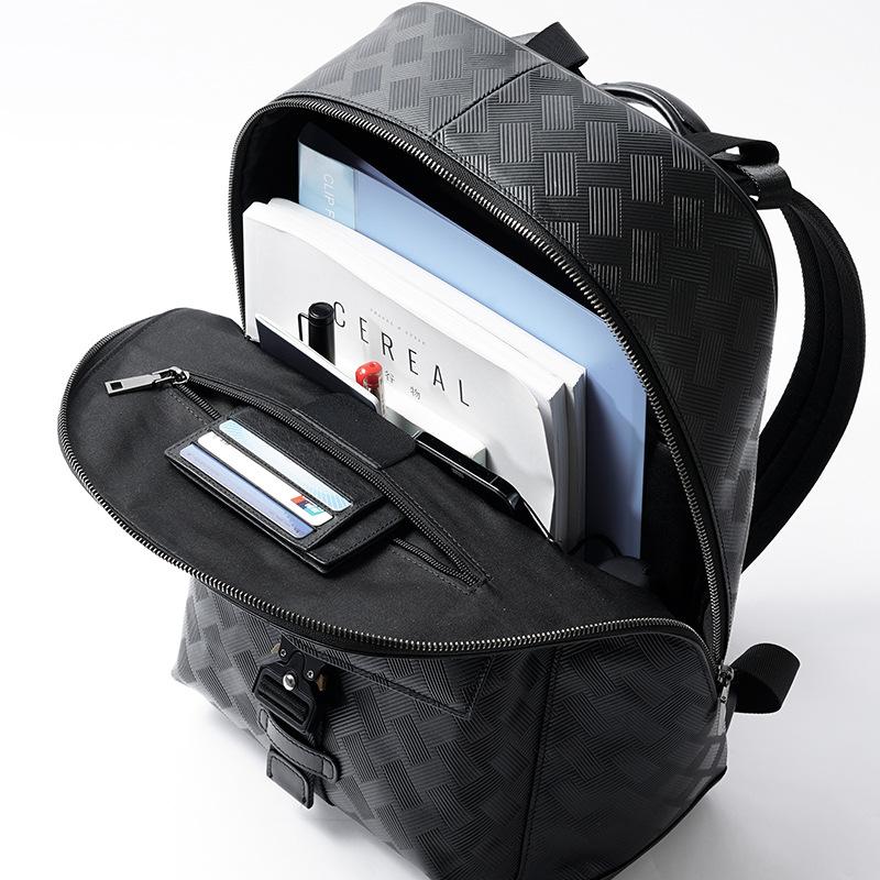 Модный рюкзак мужской рюкзак большой емкости из натуральной кожи в клетку дорожная школьная сумка мужская сумка Advanced Sense для мужчин