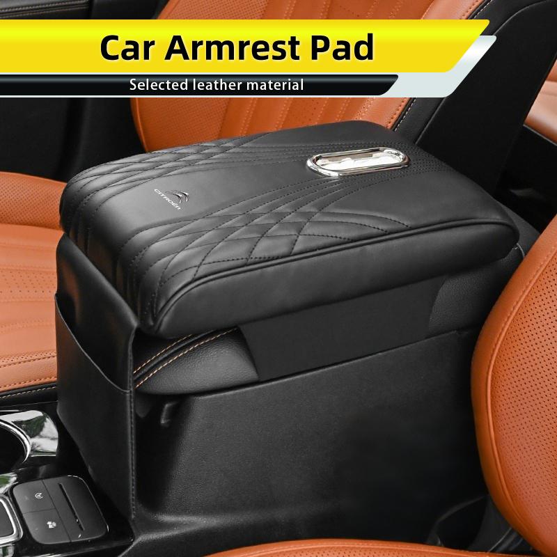AQP4 Car Armrest Box Tissue Box PU Leather For Citroen C4 C3 C5 C1 C3 Berlingo Celysee Cactus Picasso Aircross Saxo Grand